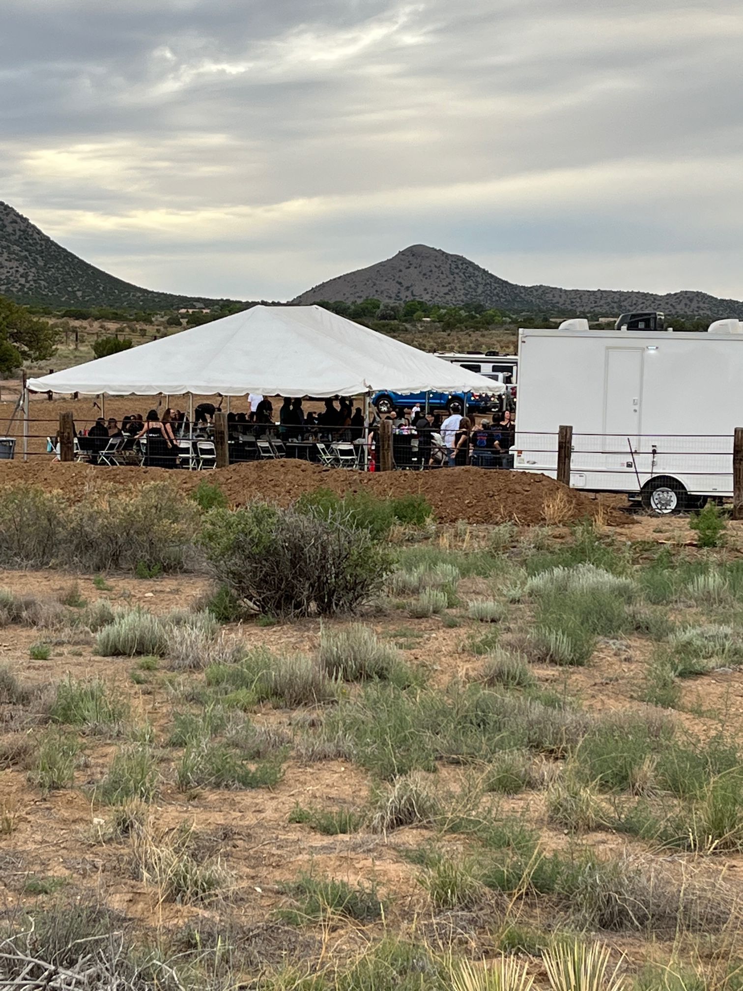 Catering set up in arena